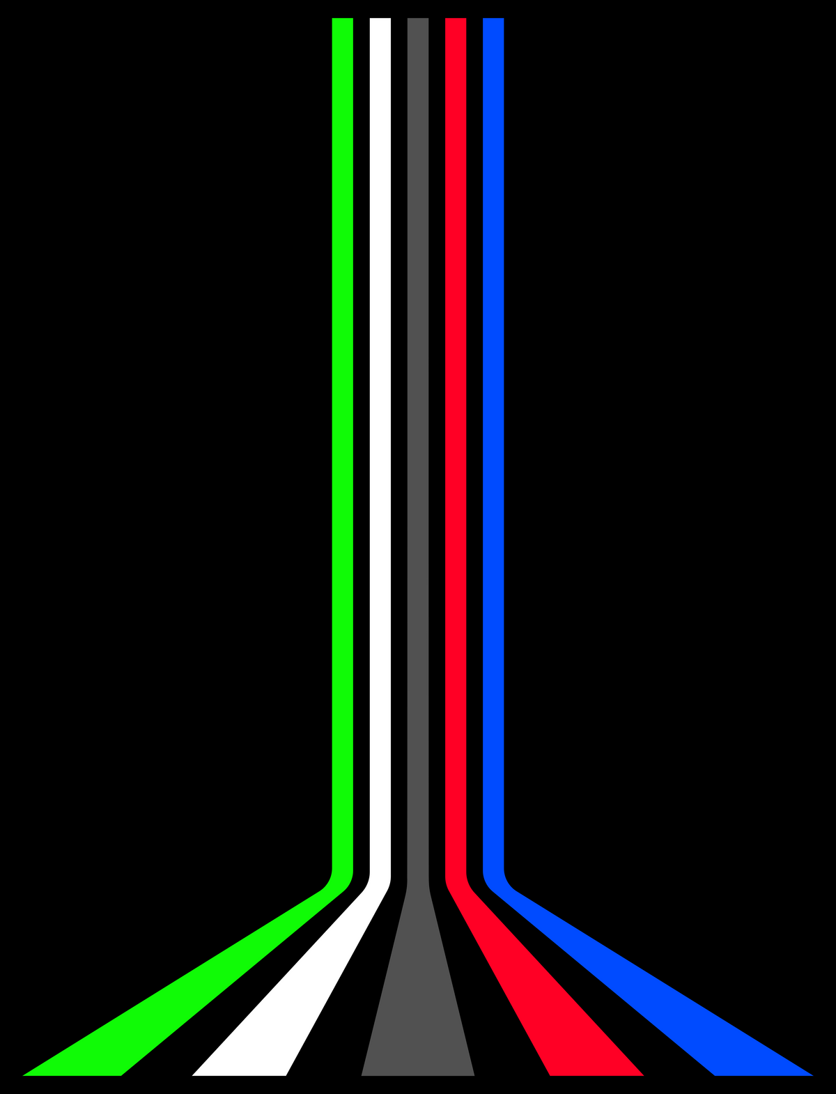 Retro Spectrum Stripe T-Shirt