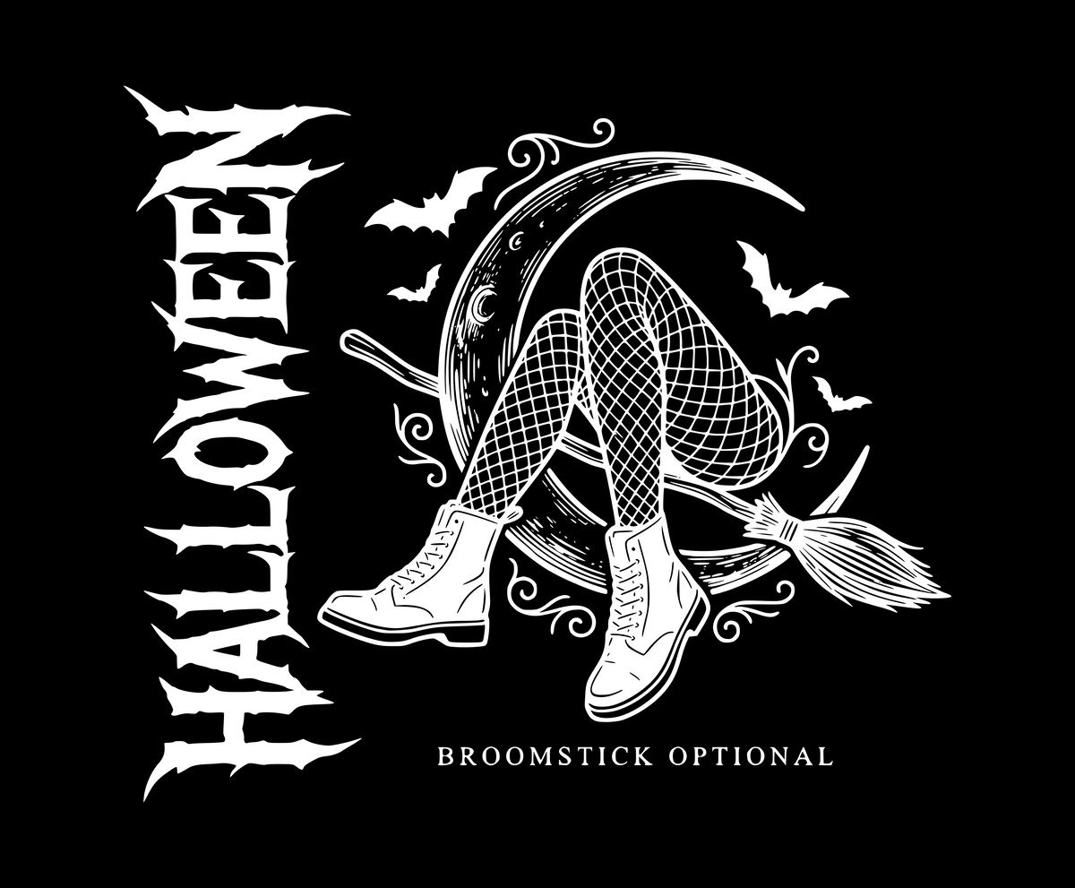 Halloween Witch Legs T-Shirt